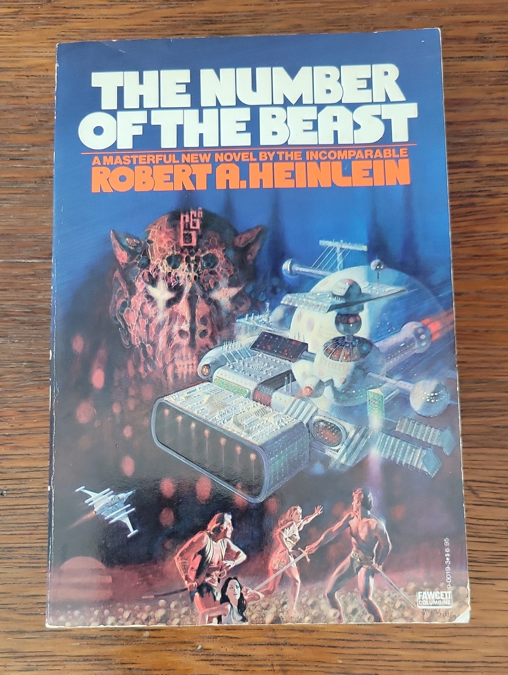 1980 "The Number of the Beast" softcover (paperback) by Robert A. Heinlein
